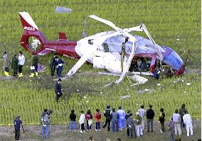 1st Japanese-developed chopper crashes in Mie, pilot killed